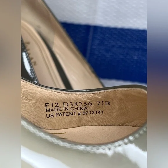 ✨🎉Cole Haan Nike Air Olive Green Patent Leather Platform Heels Women’s Size 7.5 - Picture 2 of 16